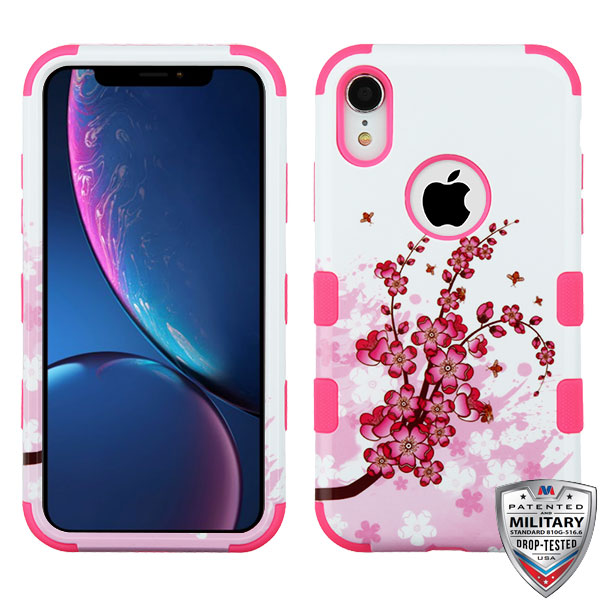 MyBat Mybat TUFF Hybrid Case Spring Flowers/Electric Pink Cell Phone Case MyBat Mybat TUFF Hybrid Case Spring Flowers/Electric Pink Cell Phone Case
